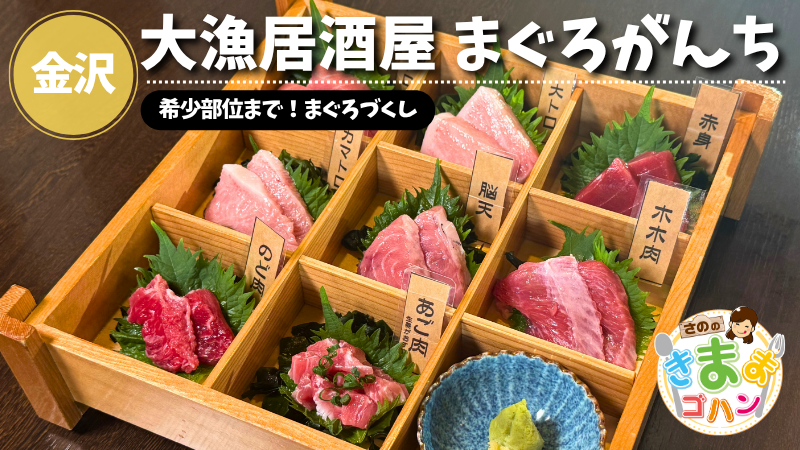 希少部位まで！まぐろづくし「大漁居酒屋 まぐろがんち」@金沢市【さののきままゴハン】