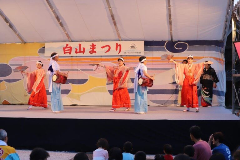 【7/19(土),7/20(日)】白山まつり 白峰@白峰温泉総湯前広場